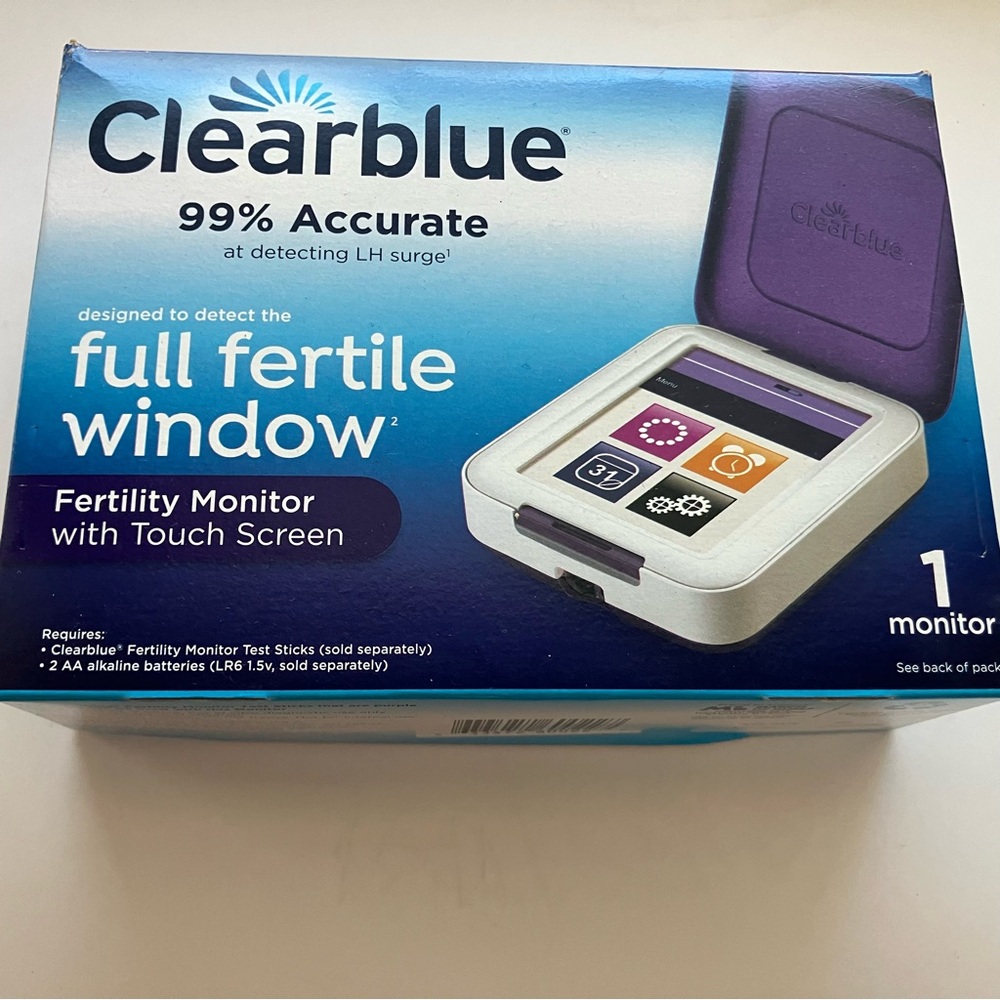 Clearblue Fertility Monitor WORKS in Box Touchscreen NFP Trying to Conceive TTC